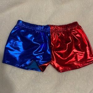 Shiny Harley quinn shorts!